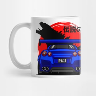 Blue GTR R35 Rear Mug